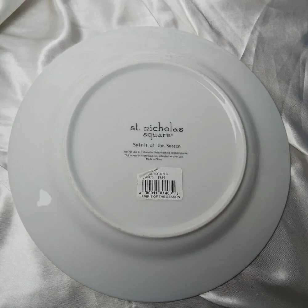 ST. NICHOLAS SQUARE SPIRIT OF THE SEASON HOPE 9'' PLATE
